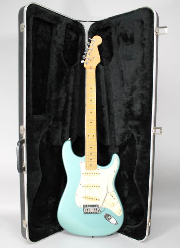 1997 Fender American Standard Stratocaster Teal Green Metallic Finish w/OHSC image 1