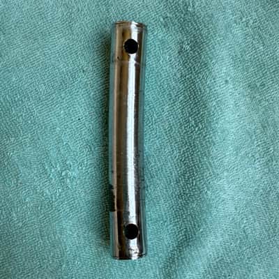 Ludwig Vintage Bass Drum 5” Rail Consolette Tom Mount Base Bracket Part 60s - Chrome image 1