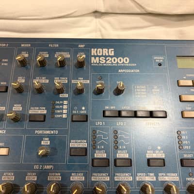 Korg MS2000 2000s Blue image 3