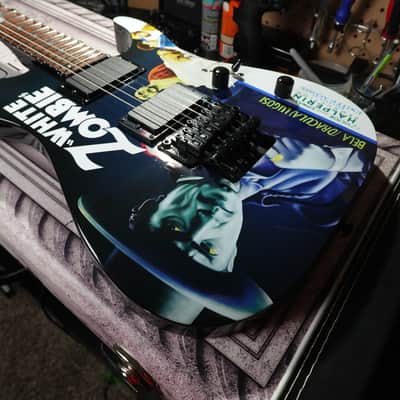 ESP LTD Kirk Hammett Signature KH-WZ White Zombie image 3