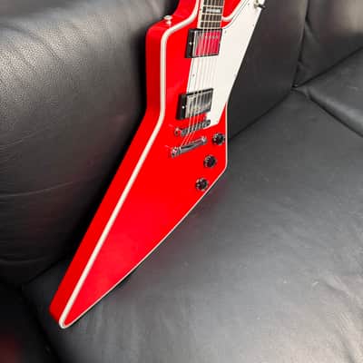 Gibson Explorer Custom Shop 2025 - Racing Red/White Stinger image 3