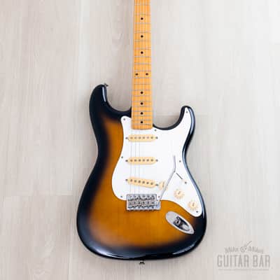 1986 Fender Stratocaster ‘57 Vintage Reissue ST57-55 Sunburst Near-Mint w/ Hangtags, Japan MIJ Fujigen image 2