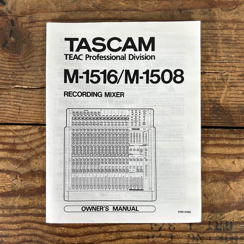 Tascam M-1508 Professional Recording Mixer - Grey w/ Original