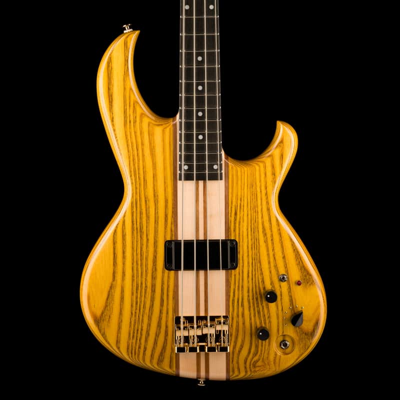 Aria Pro II SB-1000 Reissue 4-String Electric Bass Guitar Made in Japan Oak Natural with Gig Bag image 1