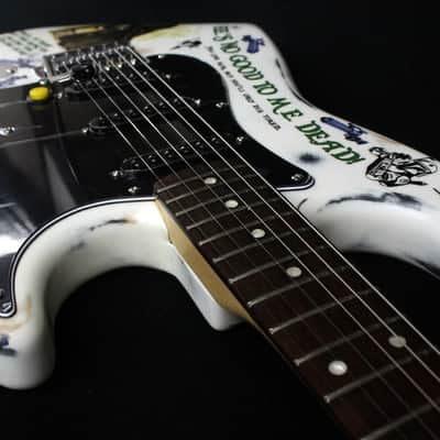 Custom Painted And Upgraded Fender Squier Strat Affinity Series (Aged and Relic'ed) Electric Guitar image 15