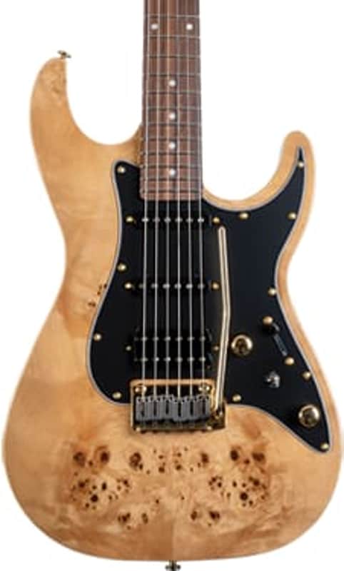 Michael Kelly Burl 60 Ultra, Epic Eleven Electronics Hot-Rod Mod, Natural Burl image 1