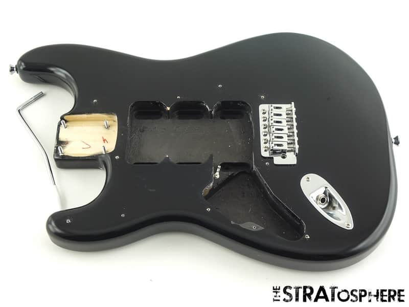 LEFTY Fender Squier Sonic Series Stratocaster Strat BODY + HARDWARE Black image 1