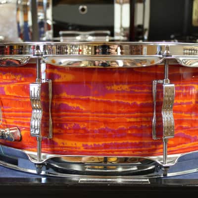Ludwig 5x14 Legacy Model Jazz Festival Snare Drum in Mod Orange image 2