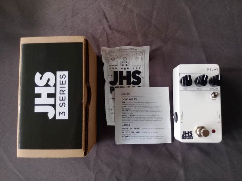 JHS 3 Series Delay White Pedal w/Original box & paperwork *** FREE SHIPPING *** image 1