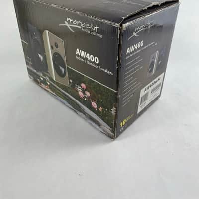 NEW Proficient AW400 Audio Systems 4" Indoor/Outdoor Speaker 1-pair White image 2