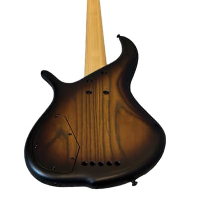 F Bass BN5 DELUXE 2020 - MATTE VARNISH - ANTIQUE BROWN BURST / BLACK GRAIN ENHANCE image 7
