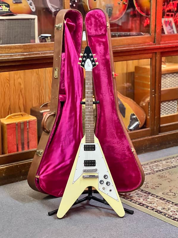 1993 Gibson Flying V '67 Reissue - Alpine White image 1