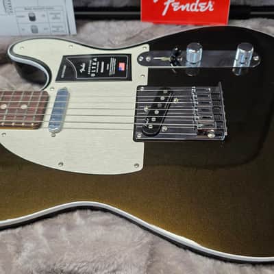Fender American Ultra Telecaster BRAND NEW! Texas Tea Metallic USA Tele Electric Guitar image 1