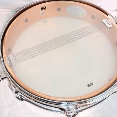 MARTIAL PERCUSSION CUSTOM MULBERRY PANCAKE SNARE DRUM 2024 - ROSEWOOD SATIN image 10
