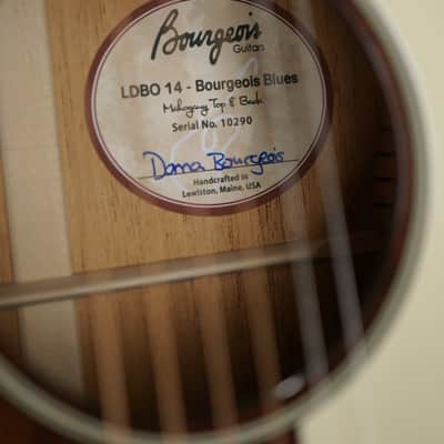 Bourgeois LDBO-14 Bourgeois Blues Professional Series image 10
