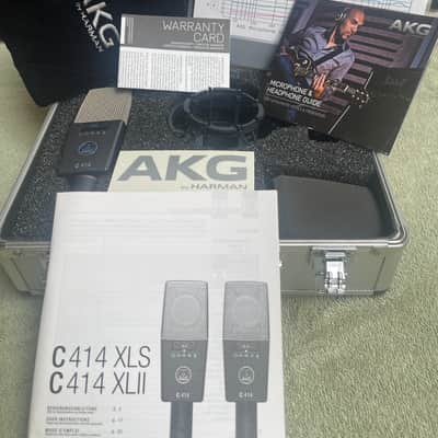 AKG C414 XLS Large Diaphragm Multipattern Condenser Microphone 2010s - Black image 2