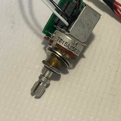 2000's EMG Electric Guitar Afterburner Active Boost Preamp Quick Connect Push/Pull Pot & Knob image 5