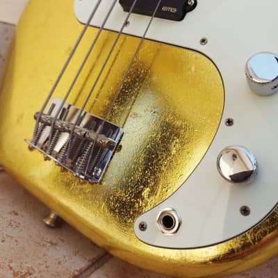 Fender Precision "Gold Leaf" tribute image 3