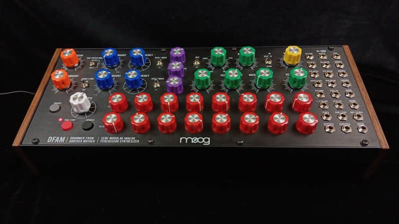 33-Piece Moog-Inspired Aftermarket DFAM Full Knob Kit New Production - ColorCoded/Aluminum image 1