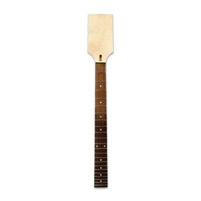 Baritone Electric Guitar Neck – 27" Scale, Maple / Rosewood, 22 Frets image 1