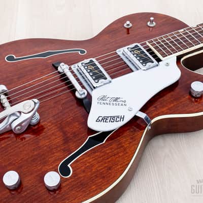 1967 Gretsch Tennessean 6119 Vintage Hollowbody Dark Cherry w/ HiLoTron, Case image 6