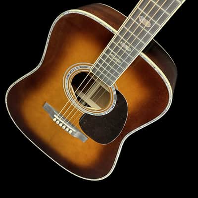 Mint Martin Custom Shop 41 Style Dread Adirondack/Sinker Mahogany 1933 Ambertone w/Case image 3