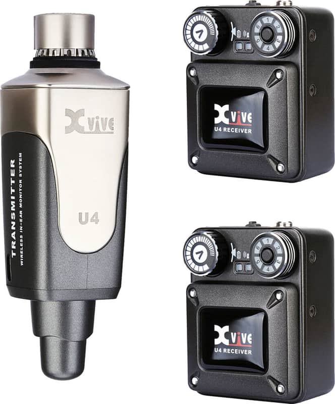 Xvive U4R2 Dual Receiver Wireless In-Ear Monitor System image 1
