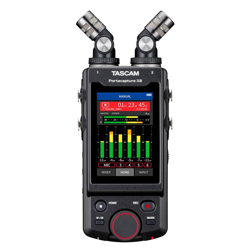 TASCAM Portacapture X8 Portable Digital Recorder with USB Audio Interface image 1