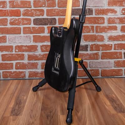 Charvel Model 3 Charcoal Metallic 1988 w/Gigbag (Refin/ Mods) image 8