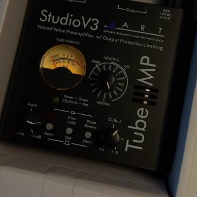ART Tube MP Studio V3 Tube Microphone Preamp 2010 - Present - Black image 2