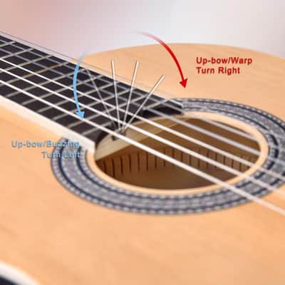 Full Size Classical Nylon Strings Acoustic Guitar 29 x 75x 50mm Classic Guitarra Starter Bundle for Adult with Free Lessons, Gig Bag, Tuner, Footstool, Kids Student Beginner Kits, Nature image 2