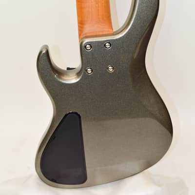 Sadowsky MetroExpress Modern 5-String Bass Guitar, Maple Fingerboard, Silver Metallic w/ Bag image 12