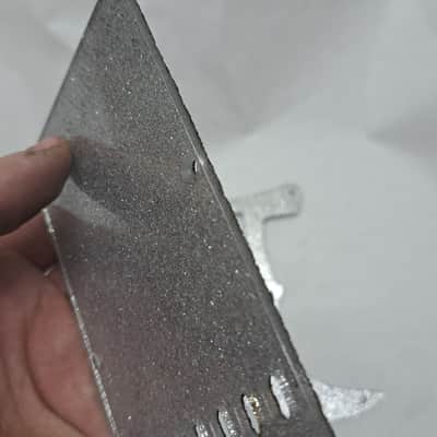 Platinum Silver Sparkle Glitter HXH HH pickguard + trem cover set Fits Fender Strat Stratocaster image 17