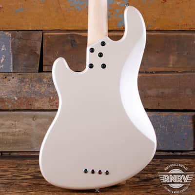 Lakland Skyline DJ-4 Darryl Jones Signature 4-String with Rosewood Fretboard - White Pearl image 2