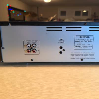 Onkyo TA-RW404 Stereo Cassette Tape Deck Player Dolby B C Auto Reverse Serviced! image 10