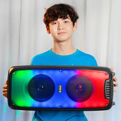 iDance BT Wireless Speaker with Disco Flame Lights + Voice Changer image 6