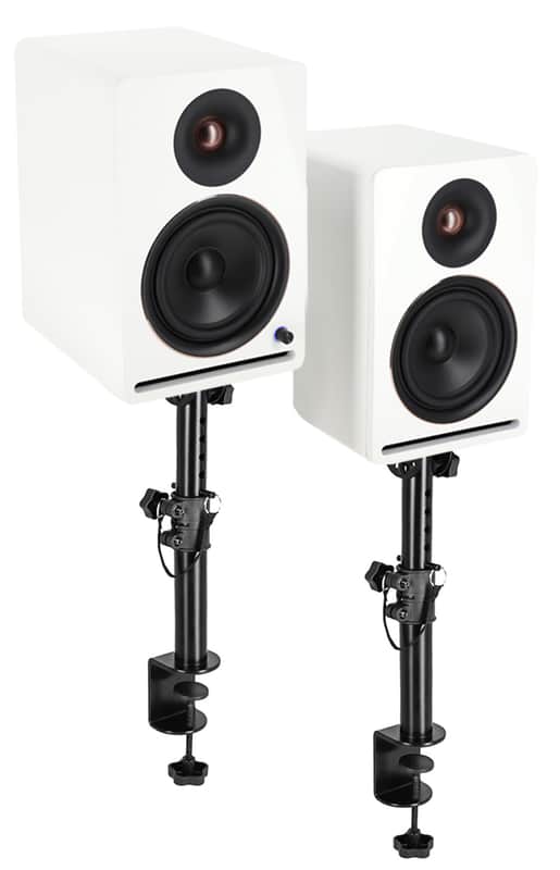 (2) Rockville APM6W v2 6.5" Powered Studio Monitors w/USB/Bluetooth+Desk Stands image 1