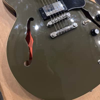 Epiphone 335 - Olive Drab Upgrades image 3