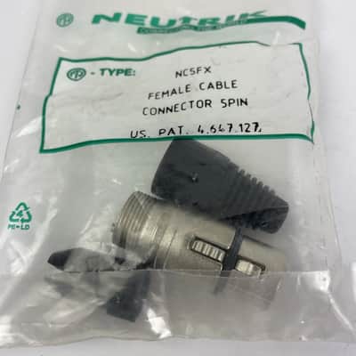 OEM Neutrik NC5FX Female Cable Audio Connector Spin -Brand New * Sealed image 4