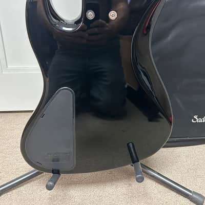 Sadowsky MetroExpress Hybrid P/J Bass 5-String FRETLESS with Pau Ferro Fretboard - Solid Black image 4