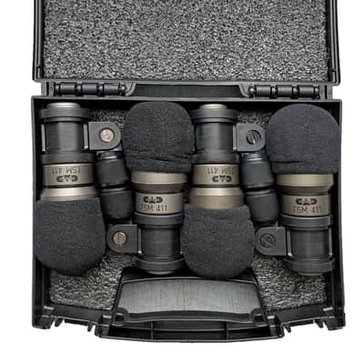 Four (4) CAD TSM411 Supercardioid Dynamic Microphone 2010s - Champagne image 2
