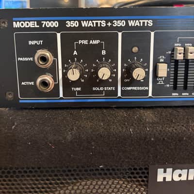 Hartke Bass Rig - HA7000 Power Amp and 410 Cabinet image 8