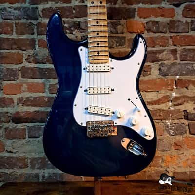 Hamer USA S-Style w/ Duncan Rails & Scalloped Neck (1993 - Cobalt Blue) image 3