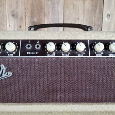 Fender Tremolux 6G9-A 1961 Rough Blonde Tolex Tone Ring Cabinet - Blonde image 9