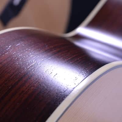Crafter ES-ROSE DE NAT ES Series Dreadnought Solid Sitka Spruce Top Mahogany Neck 6-String Acoustic-Electric Guitar w/Gig Bag image 5