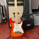 2022 G&L USA FULLERTON Deluxe S-500 Guitar, Cherryburst + G&L GIG BAG