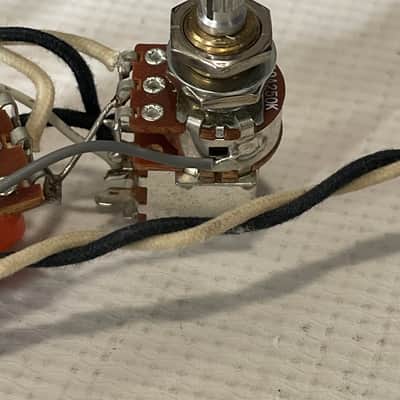 2000's Fender Upgraded Stratocaster Guitar Electronics Wiring Harness Seymour Duncan Liberator, Orange Drop Capacitor image 9