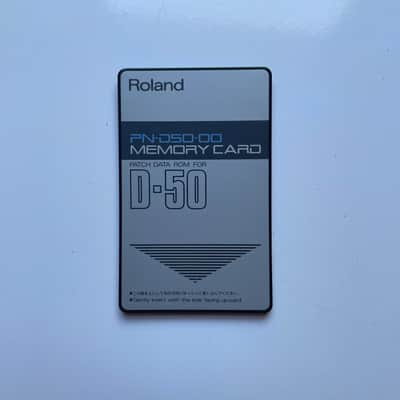 Roland D-50 Synthesizer Memory Card PN-D50-00 Patch Data ROM Factory Sounds