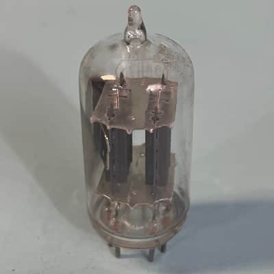 1960s RCA 12AU7 ECC82 x2 Matched Pair Vintage Long Plate Side Getter Tubes! T145 image 4
