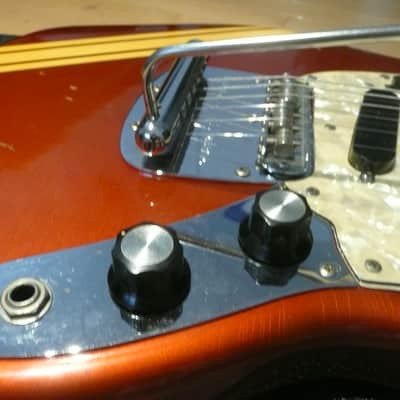 Fender Mustang Guitar with Rosewood Fretboard 1969 - 1973 Competition Red image 17